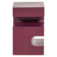 Load image into Gallery viewer, JESSA SIDE TABLE METAL PURPLE/BROWN
