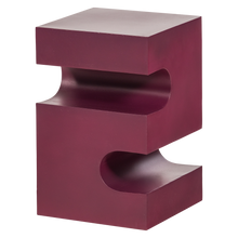 Load image into Gallery viewer, JESSA SIDE TABLE METAL PURPLE/BROWN