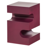 JESSA SIDE TABLE METAL PURPLE/BROWN