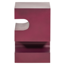 Load image into Gallery viewer, JESSA SIDE TABLE METAL PURPLE/BROWN