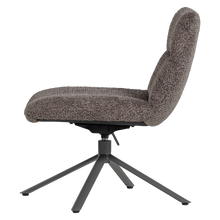 Laden Sie das Bild in den Galerie-Viewer, SOREN ADJUSTABLE SWIVEL ARMCHAIR WOOLLY BROWN