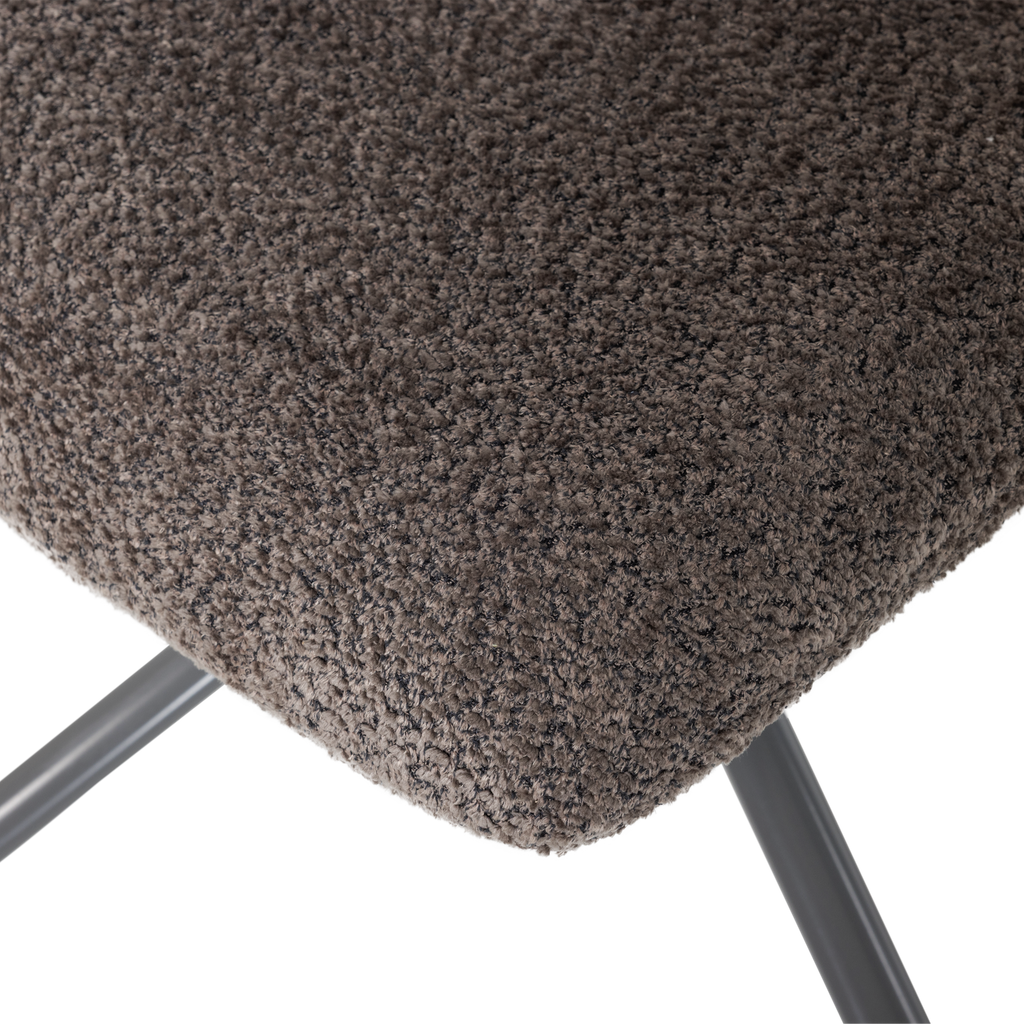SOREN ADJUSTABLE SWIVEL ARMCHAIR WOOLLY BROWN