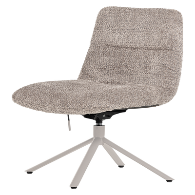 SOREN ADJUSTABLE SWIVEL ARMCHAIR WOOLLY GREY