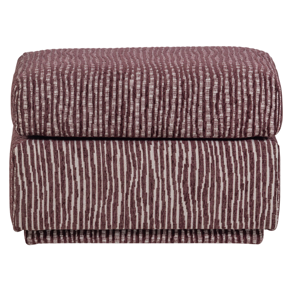 LOU HOCKER WITH DESSIN BURGUNDY RED [fsc]