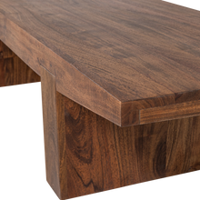 Laden Sie das Bild in den Galerie-Viewer, ERON COFFEE TABLE ACACIA WOOD BROWN