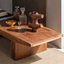 Laden Sie das Bild in den Galerie-Viewer, ERON COFFEE TABLE ACACIA WOOD BROWN
