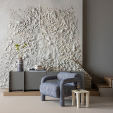 Cargar imagen en el visor de la galería, LENNY ARMCHAIR WITH DESSIN GREY/BLUE