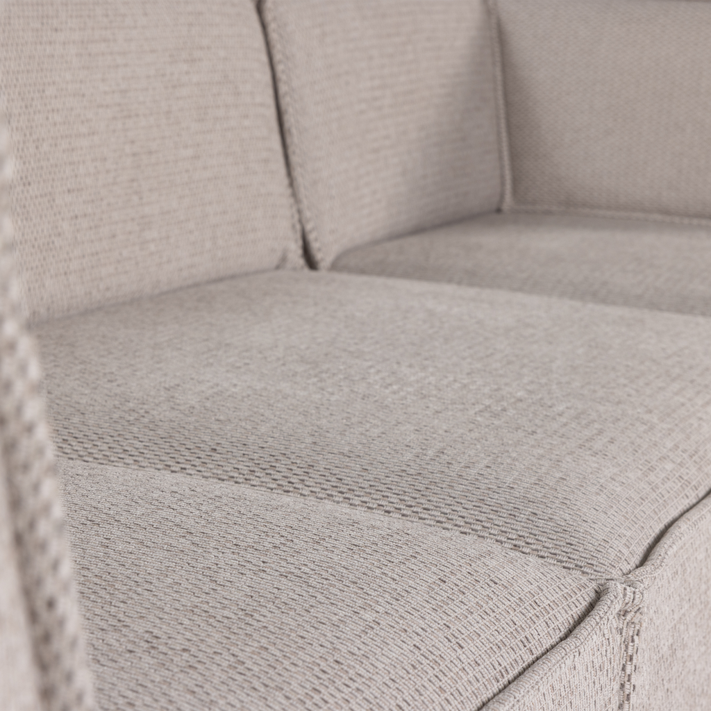 MANU CHAISE LONGUE SOFA RIGHT COARSE CHENILLE NATURAL [fsc]