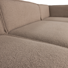 Laden Sie das Bild in den Galerie-Viewer, MANU CHAISE LONGUE SOFA RIGHT TEDDY TAUPE [fsc]
