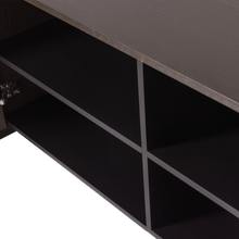Laden Sie das Bild in den Galerie-Viewer, BROCK TV UNIT 200 CM ASH VENEER MID BROWN [fsc]