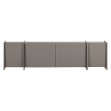 Laden Sie das Bild in den Galerie-Viewer, BROCK TV UNIT 200 CM ASH VENEER WARM GREY [fsc]