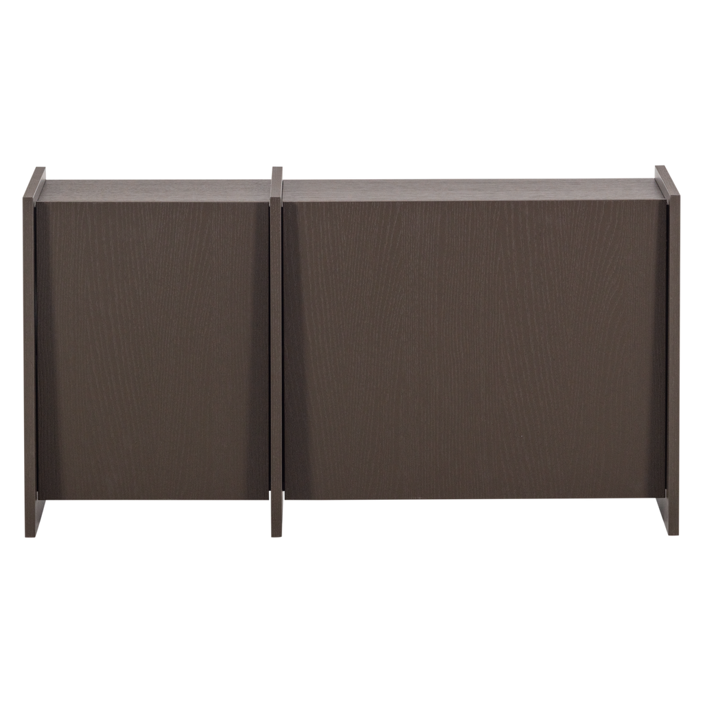 BROCK TV UNIT 102 CM ASH VENEER MID BROWN [fsc]