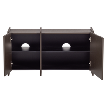 Laden Sie das Bild in den Galerie-Viewer, BROCK TV UNIT 102 CM ASH VENEER MID BROWN [fsc]
