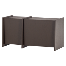 Laden Sie das Bild in den Galerie-Viewer, BROCK TV UNIT 102 CM ASH VENEER MID BROWN [fsc]