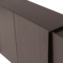 Load image into Gallery viewer, BROCK SIDEBOARD 200 CM ASH VENEER MID BROWN [fsc]