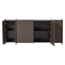 Load image into Gallery viewer, BROCK SIDEBOARD 200 CM ASH VENEER MID BROWN [fsc]