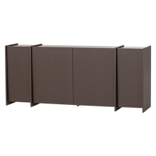 Load image into Gallery viewer, BROCK SIDEBOARD 200 CM ASH VENEER MID BROWN [fsc]