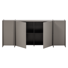 Laden Sie das Bild in den Galerie-Viewer, BROCK SIDEBOARD 200 CM ASH VENEER WARM GREY [fsc]