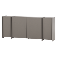Laden Sie das Bild in den Galerie-Viewer, BROCK SIDEBOARD 200 CM ASH VENEER WARM GREY [fsc]