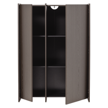 Laden Sie das Bild in den Galerie-Viewer, BROCK 2-DOORS CABINET ASH VENEER MID BROWN [fsc]