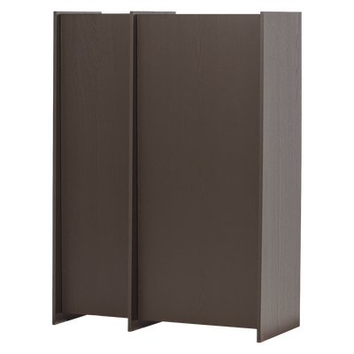 BROCK 2-DOORS CABINET ASH VENEER MID BROWN [fsc]