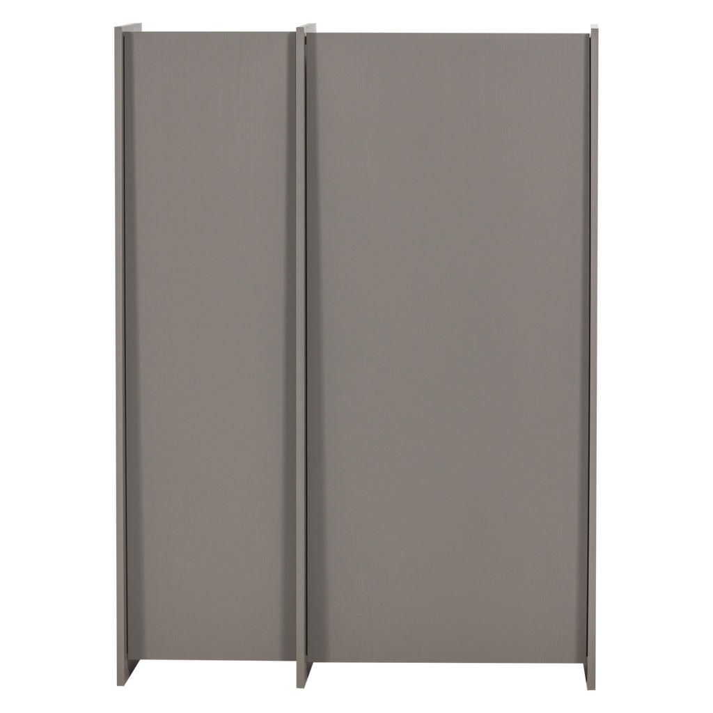 BROCK 2-DOORS CABINET ASH VENEER WARM GREY [fsc]
