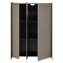 Laden Sie das Bild in den Galerie-Viewer, BROCK 2-DOORS CABINET ASH VENEER WARM GREY [fsc]