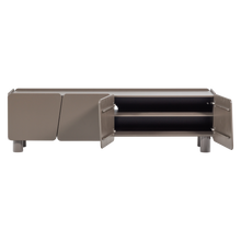 Laden Sie das Bild in den Galerie-Viewer, ROOT TV UNIT 200 CM PINE TRUFFLE BROWN [fsc]