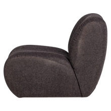 Laden Sie das Bild in den Galerie-Viewer, NOMU ARMCHAIR COARSE CHENILLE ANTHRACITE [fsc]