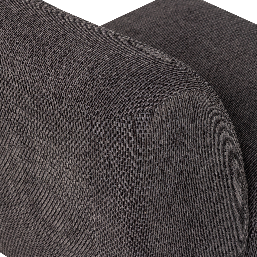 NOMU ARMCHAIR COARSE CHENILLE ANTHRACITE [fsc]