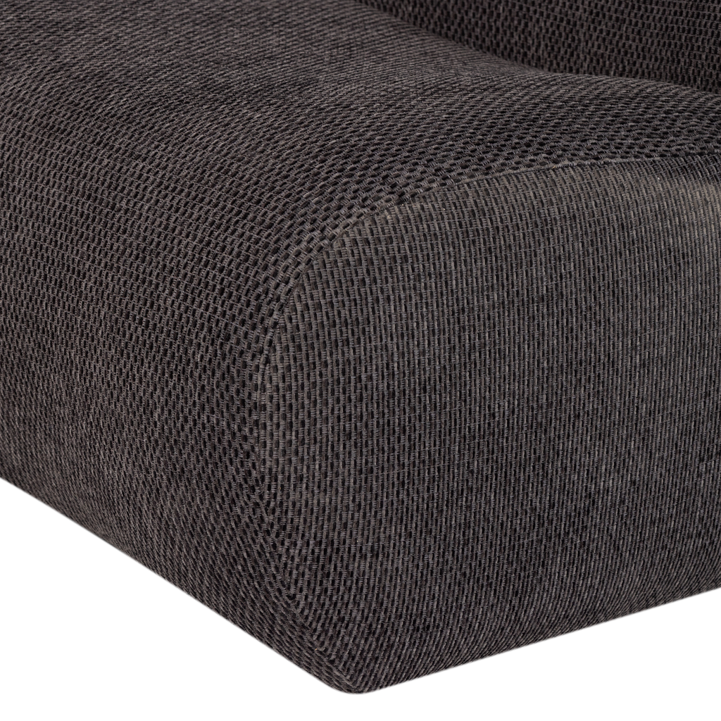 NOMU ARMCHAIR COARSE CHENILLE ANTHRACITE [fsc]
