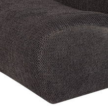 Laden Sie das Bild in den Galerie-Viewer, NOMU ARMCHAIR COARSE CHENILLE ANTHRACITE [fsc]