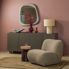 Load image into Gallery viewer, TUMO DECORATIVE SIDE TABLE O35x44 CM CERAMIC PURPLE/BROWN