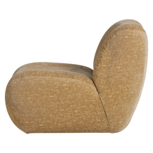 Laden Sie das Bild in den Galerie-Viewer, NOMU ARMCHAIR CRAQUELE VELVET LIGHT YELLOW [fsc]