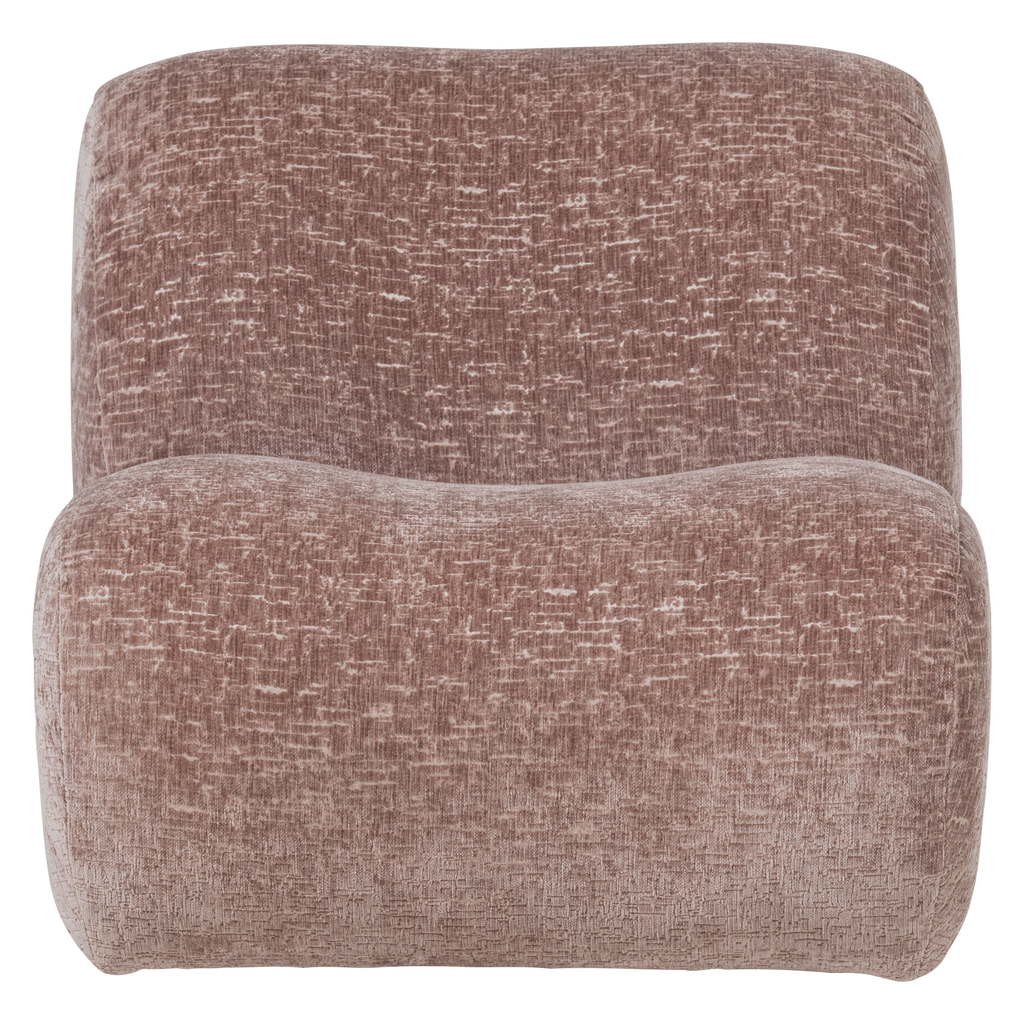 NOMU ARMCHAIR CRAQUELE VELVET LIGHT PINK [fsc]