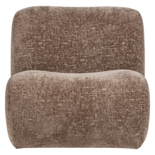 Cargar imagen en el visor de la galería, NOMU ARMCHAIR CRAQUELE VELVET LIGHT BROWN [fsc]