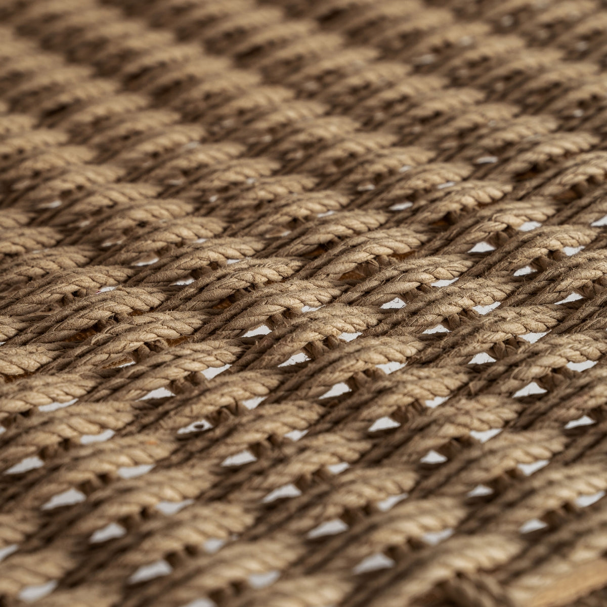 Teak and rope Armchair