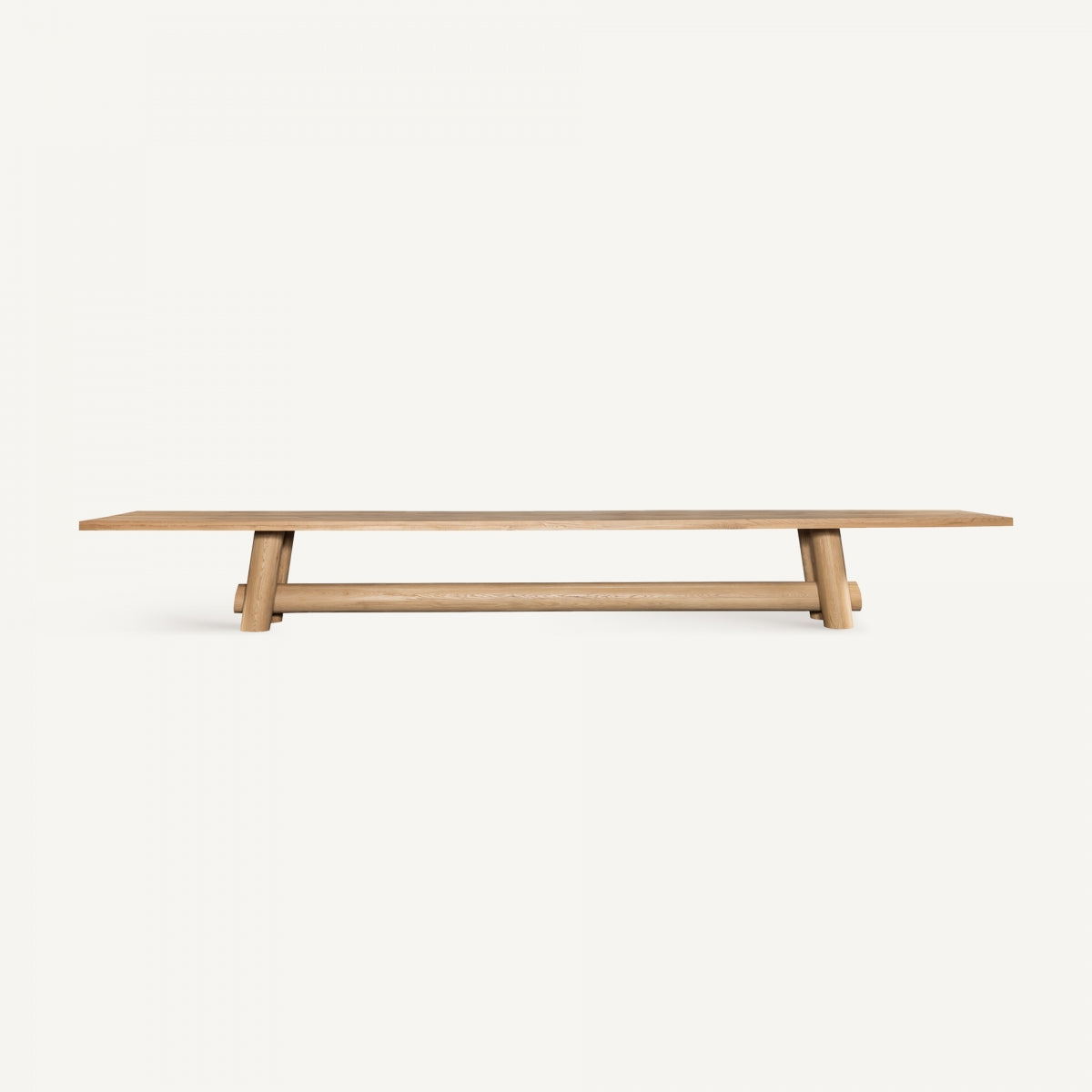 6M OAK WOOD DINING TABLE