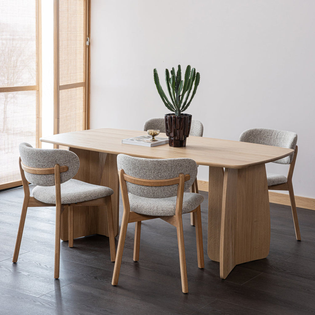 UDAR ARMCHAIR NATURAL WITH WOODEN FRAME NATURAL
