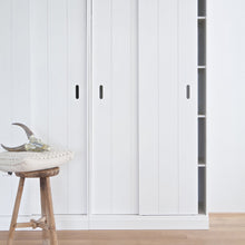 Laden Sie das Bild in den Galerie-Viewer, ROW CABINET SHELVES SLIDING DOORS [fsc]