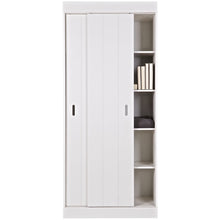 Laden Sie das Bild in den Galerie-Viewer, ROW CABINET SHELVES SLIDING DOORS [fsc]