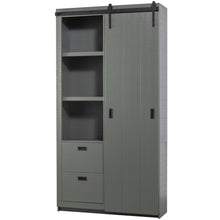 Charger l'image dans la galerie, SLIDE BARN CABINET ROUGH SAWN PINE SOAP [fsc]