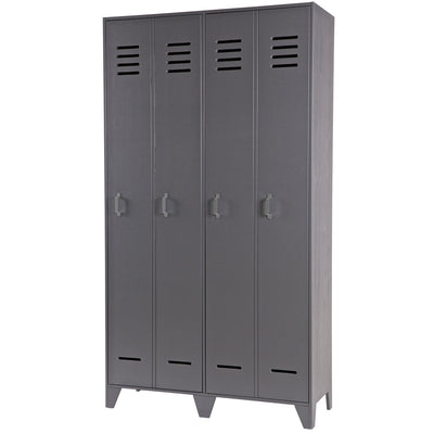 STIJN LOCKERCABINET STEEL GREY [fsc]