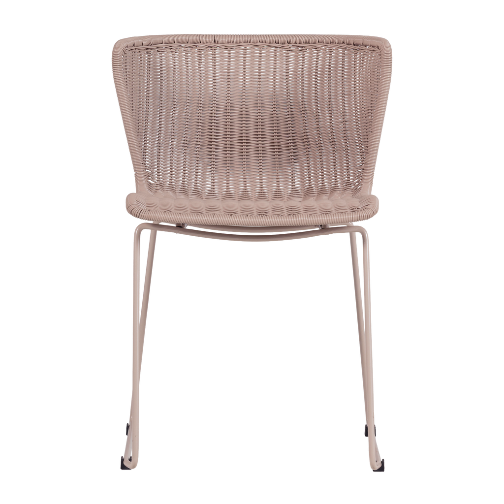 WINGS GARDEN CHAIR SAND - SET OF 2