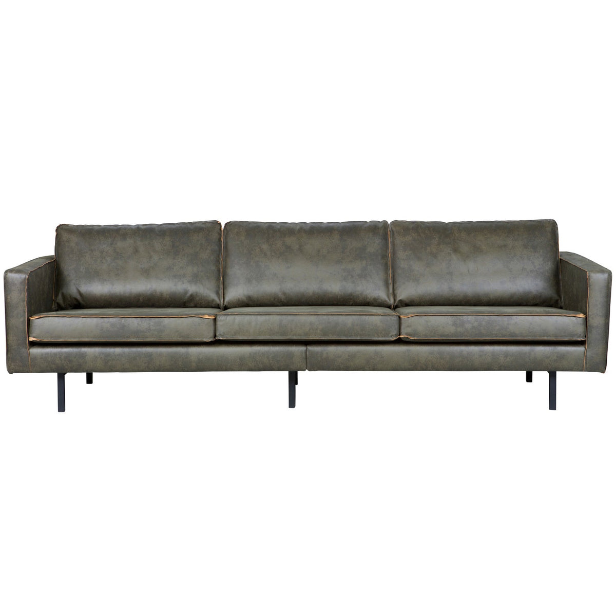 RODEO 3-SEATER SOFA ECO LEATHER ARMY