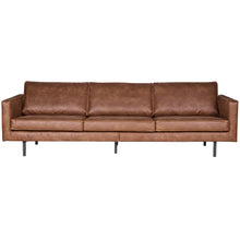 Load image into Gallery viewer, RODEO 3-SEATER SOFA ECO LEATHER COGNAC