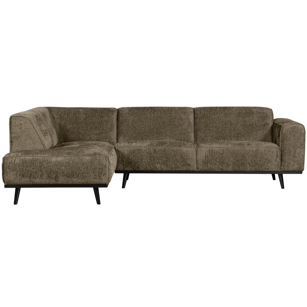 STATEMENT CORNER SOFA LEFT STRUCTURE VELVET BONSAI