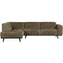 Laden Sie das Bild in den Galerie-Viewer, STATEMENT CORNER SOFA LEFT STRUCTURE VELVET BONSAI