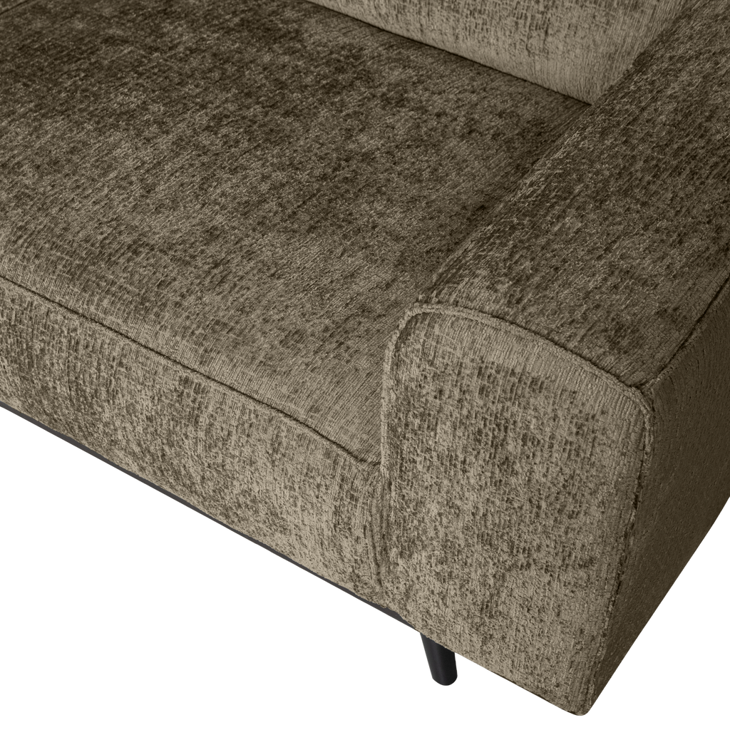 STATEMENT CORNER SOFA LEFT STRUCTURE VELVET BONSAI