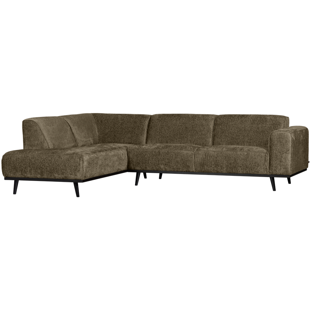 STATEMENT CORNER SOFA LEFT STRUCTURE VELVET BONSAI